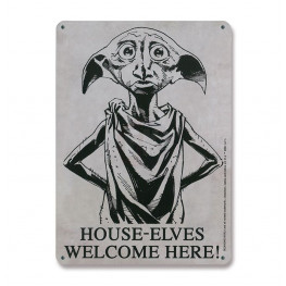Harry Potter Tin Sign House-Elves 15 x 21 cm